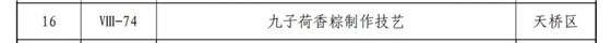 第八批市级非物质文化遗产代表性项目名录和扩展项目名录