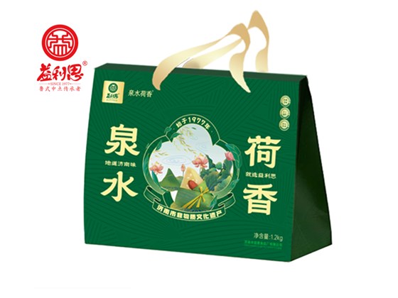 泉水荷香牌粽子礼盒