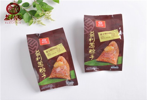益利思双只真空板栗肉粽